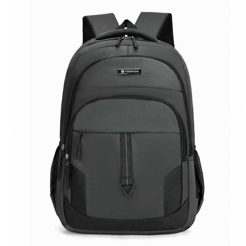 Letter Printed Oxford Fabric Business Laptop Backpack With Lightweight Design For High School Students