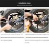 Thickened Rear Mudguard with Reflector for Jinpeng Benelli TRK502X Motorcycle