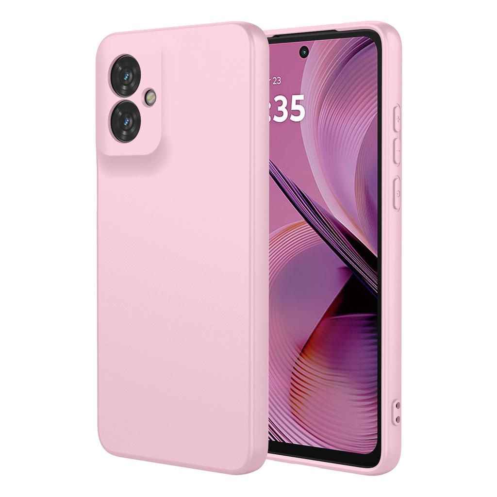 Plain Flexible Liquid Silicone Case For Motorola G75 G35 G55 G85 5G G05 G15 E15 Protective Cover Bumper Shell Coque Fundas