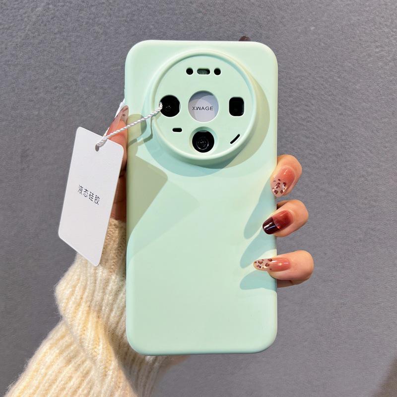 Compatible with Huawei Mate 80 Pro: Liquid Silicone Phone Case, Full Lens Coverage, Solid Color Protection