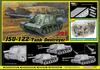 PLATZ Dragon 1/35 WWII Soviet JSU-122 vs. German Anti-Tank Crew Plastic Model Kit DR6787 (Tank)