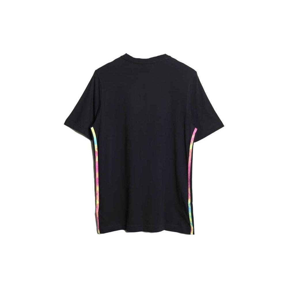 Adidas Originals Letter Logo Print Round Neck Pullover Short Sleeve T-Shirt Men T-Shirt Black GN4478