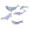 Blue Stickers Washi Paper Whale Stickers Decorative Stickers Washi Stickers  for DIY