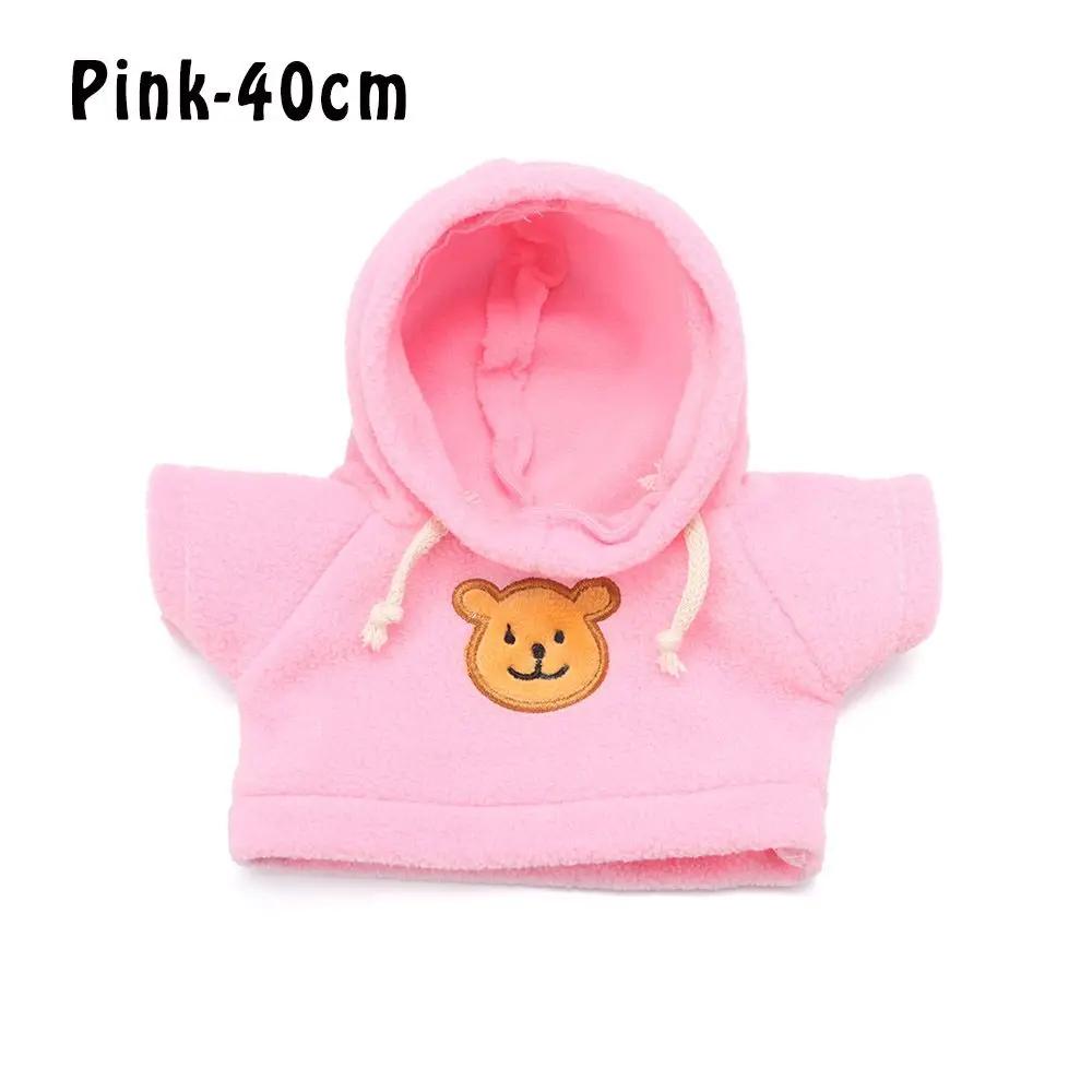 Cartoon Doll Tops Overalls Hoodie Mini Knit Sweater Toys Stuffed Animal Doll Clothes For 30/40/50 CM Plush Toy Clothes Accessory