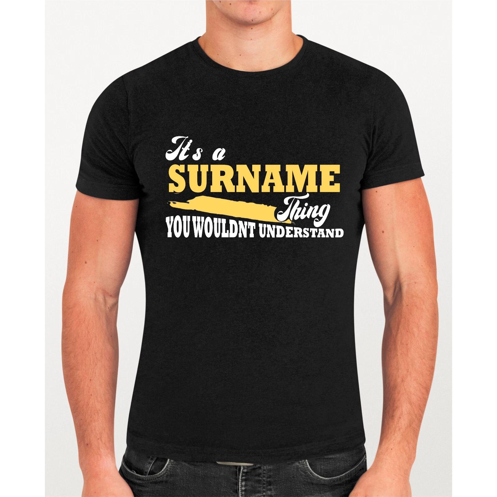 Personalised It s a Surname Thing T-Shirt, Your Custom Surname Birthday Gift Top M