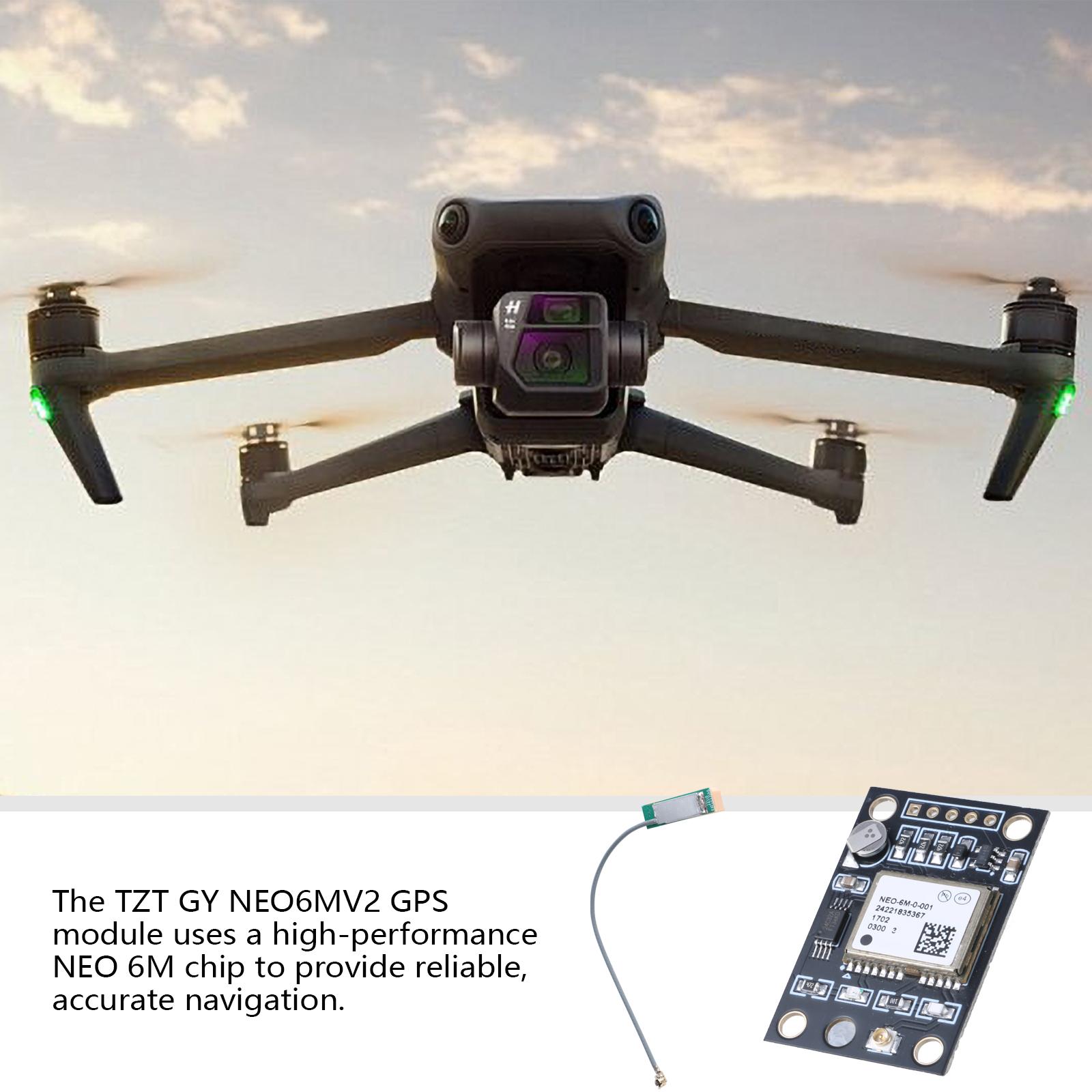 

High Accuracy NEO-6M GPS Navigation Module GY-NEO6MV2 APM2.5 for Drones Supports Multiple System Easy Installation