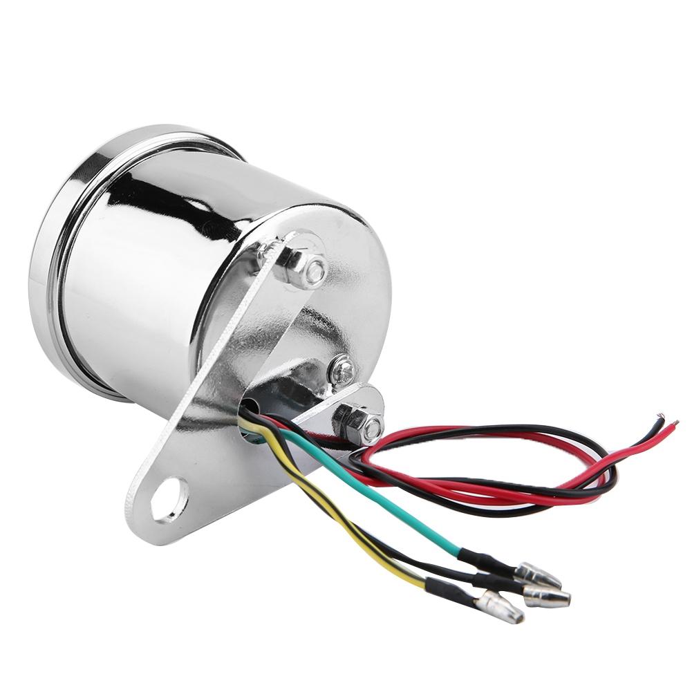 DC 12V Universal Motocicletă LED Display Turometru Electronic Tahometru Ceas 16000rpm