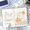 DIY Journaling Scrapbooking Diary Decoration 8Pcs/Set Wooden Stamp Seal Fresh Cute Pattern Seal Stamp Gift