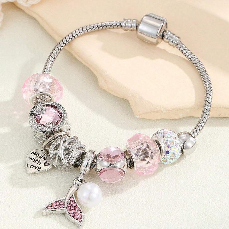 Fashion Multi-Element Rhinestone Beaded DIY Bracelet Jewelry