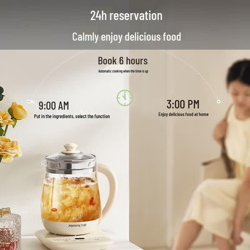 Joyoung Olla de Salud y Cafetera de Té de 1.5L Enchufe CN (adaptador incluido)