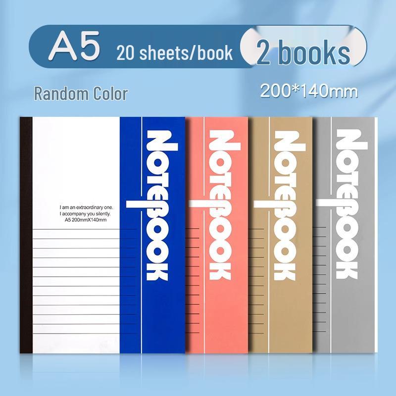 A5/B5 Softcover Durable Portable Notebook for Students and Accounting