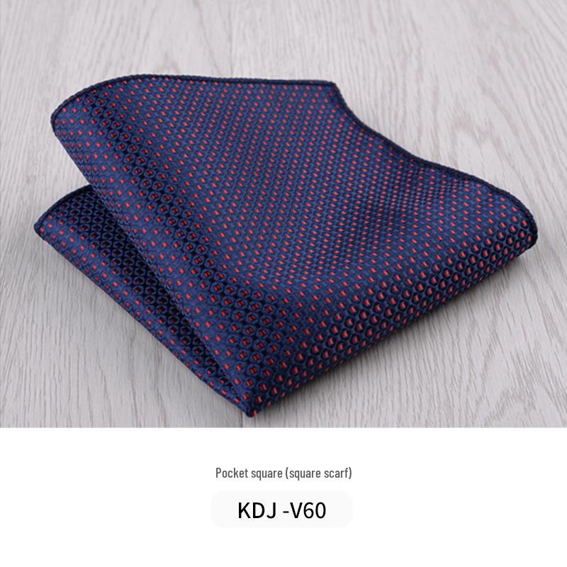 Sciarpa Quadrata alla Moda da Uomo - Accessorio Professionale per Completo Business con Stampe Opzionali