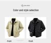 Men's Cross-Border Down Feather Jacket: 50% Down, Lapel, Short, Trendy Winter Workwear
