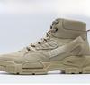2025 Spring Men's Trendy Casual Outdoor Leather Work Boots - Fashionable British High-Top Design