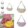 Childrens Cotton Crossbody Bag With Solid Color Design And Letter Decoration For Kindergarten Kids