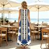 Women's Loose Long Summer Dress Elegant,Comfortable Fabric Beach Vacation Casual Dress for Photo,Daily Outing & Travel