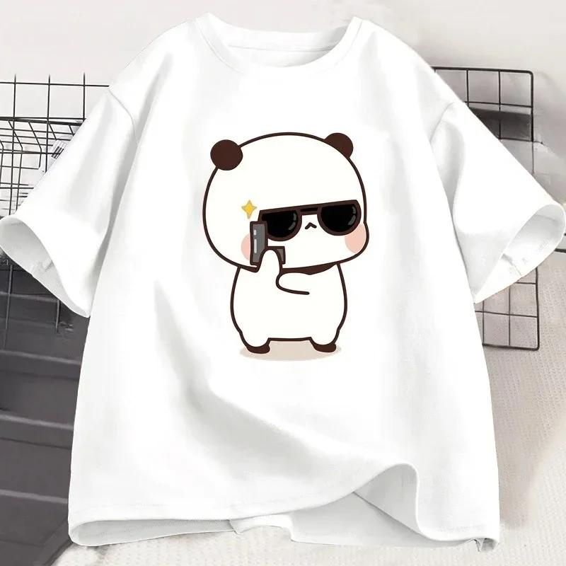 Bubu Dudu Couple T-shirt Panda Is A Spy Love Event  Cute T-shirt  Men Gift Valentine's Day Graphic T Shirts Women Clothing