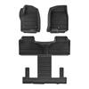 Compatible Floor and Trunk Mats for 2024 Chevrolet Tahoe - TPE Material.