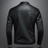 Men's Spring and Autumn Leather Casual All-match Slim Large Size Leather Jacket Jacket