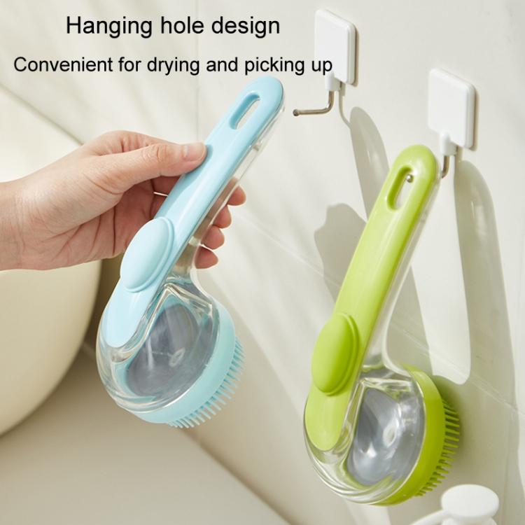 Long Handle Pet Bathing Brush Silicone Dogs Cats Cleaning Massage Brush Grooming Comb