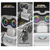 Remote-Controlled Stunt Robot Dog Toy with Eight Wheels
