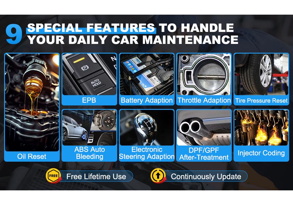 XTOOL D5 2026 Model: 5-System Diagnostic + Free Special Functions Update (CAN FD/FCA)
