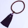 LEOBEE Women's Handmade Prayer Beads, Natural Rosewood, Ebony, and Ironwood Wood with Magnetic Bag, Suitable for Funerals, Memorial Services, Grave Vi