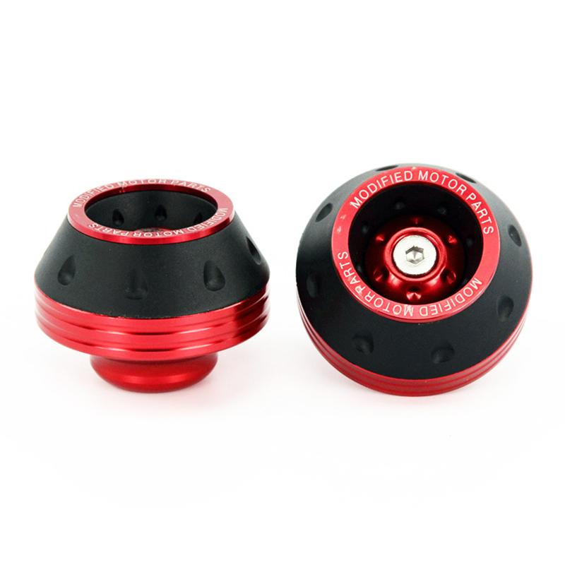 Universal Motorcycle Wheel Protection Crash Pad Cups Alloy Motorbike Crash Protectors Motocross Falling Front Fork Slider Cups