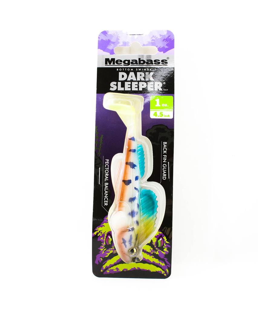 Megabass Soft Lure Dark Sleeper 4.5 Inch 1 oz Biwako Yoshinobori (2800)