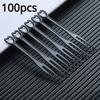 100/300pcs Elegant Heart-Shaped Disposable Forks for Party BBQ Sticks Picks Skewer Set Household Plastic Food Cake Fruit Fork