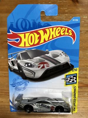 Hot Wheels Ford Race Silver GT-40