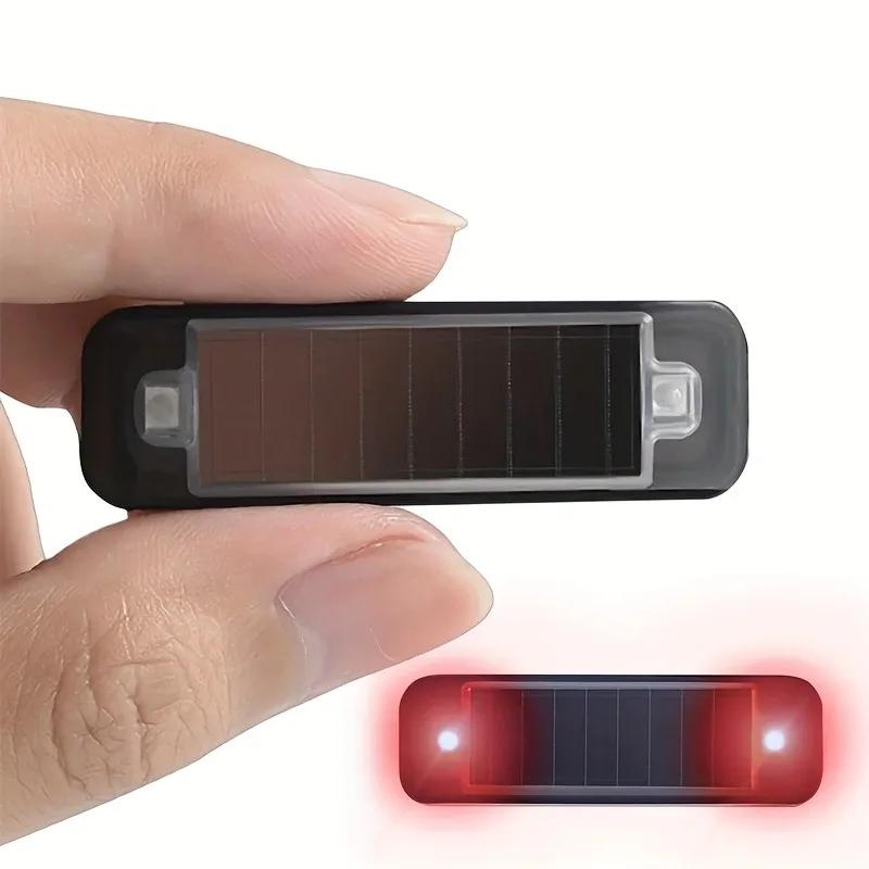 1PC LED Solar Decorative Light, Suitable for Cars, Motorcycles, Bicycles Driving Flashlight