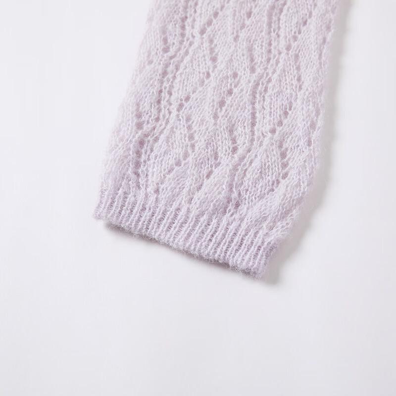 French Style Hollow Knit Two-Piece Dress Set