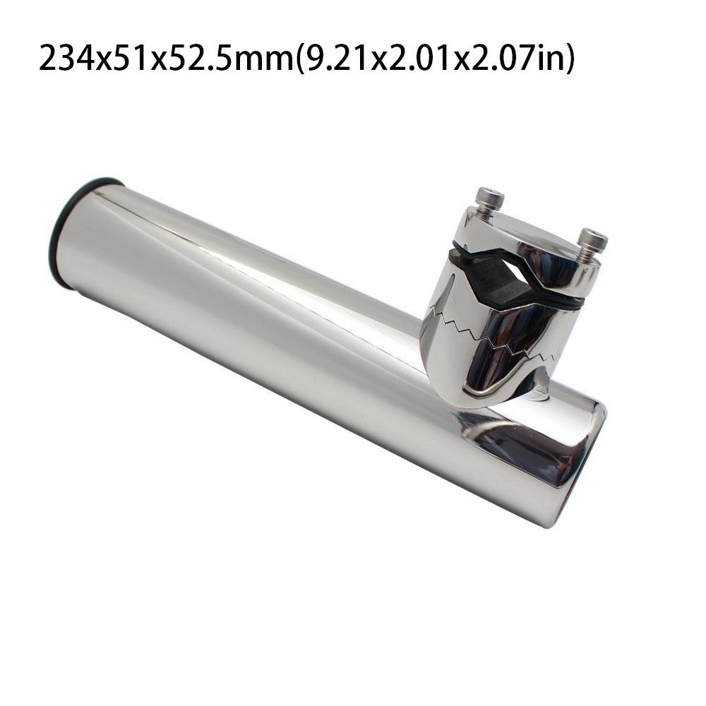 Pitch Adjustable Yacht Fishing Rod Support 316 Stainless Steel Fishing Bracket  Pipe Mount