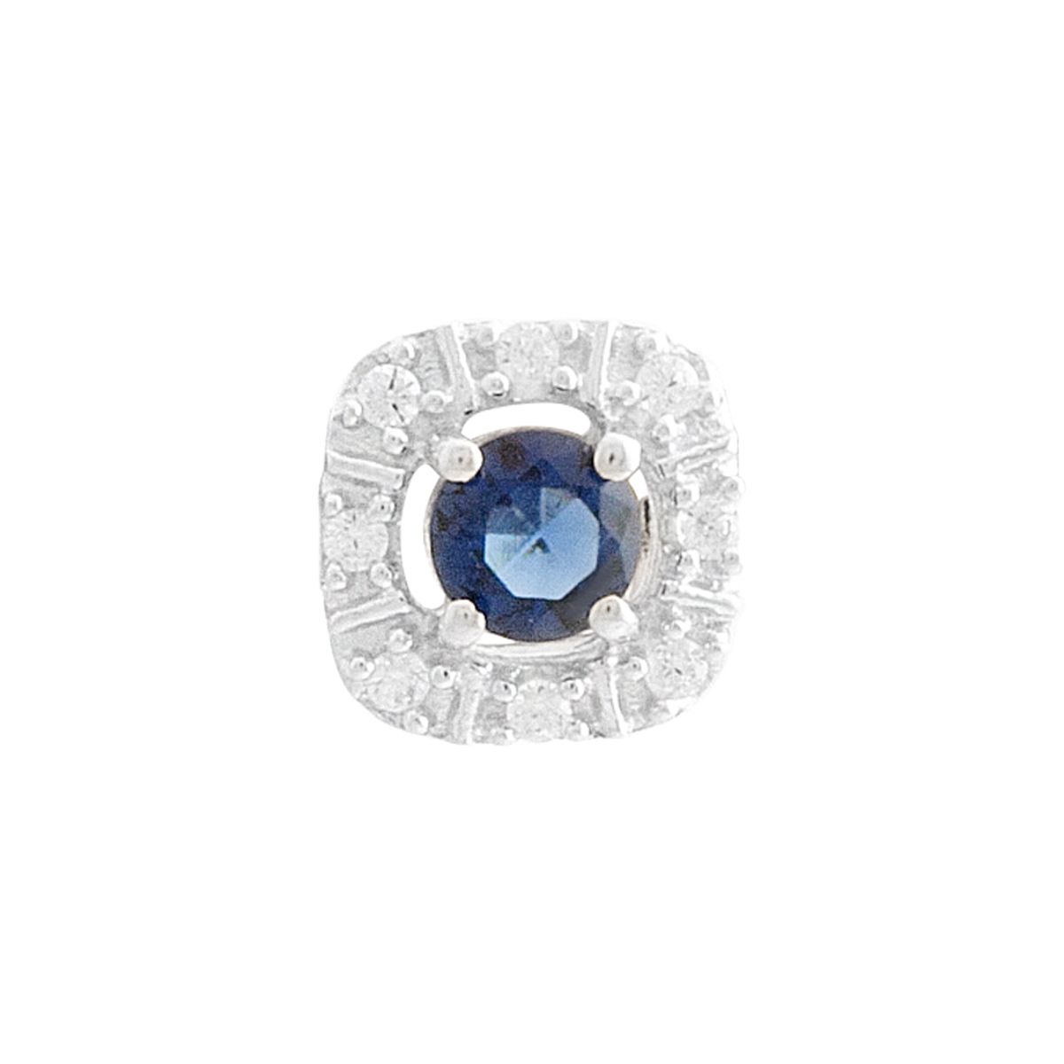 

Silver pendant with nano sapphire 0.312ct (2188902) синій