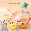 Carrot Cat Biting Rope Bite-resistant Cat Scratcher Toy Pet Products Cat Chew Toy  Teeth Grinding