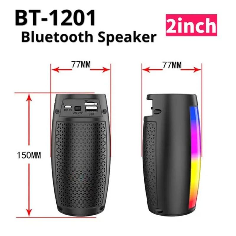 1202 Small Portable Wireless Bluetooth Speaker: Heavy Bass Subwoofer with High Volume, Ideal for Outdoor & Home