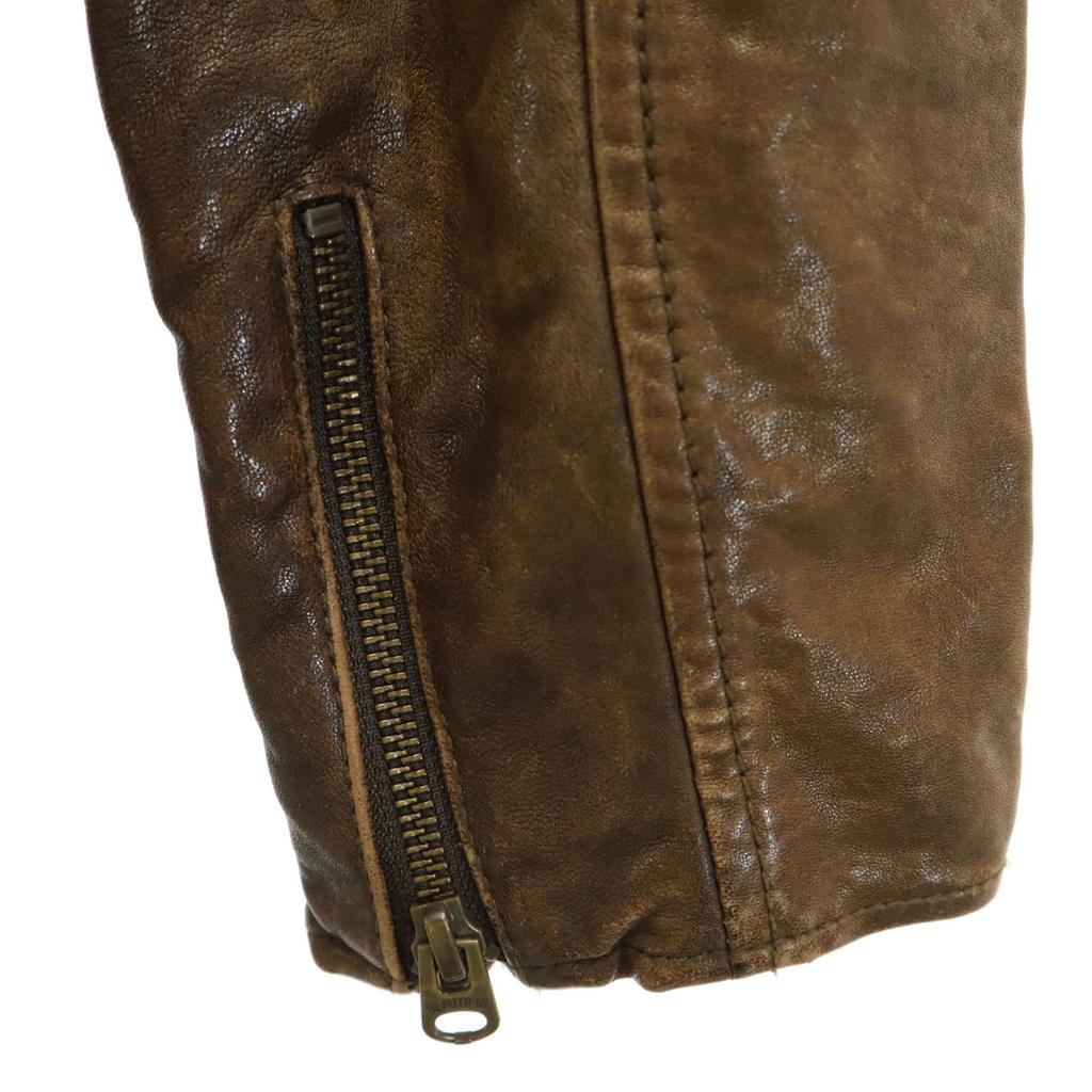 beautiful people leather jacket 130 Brown Kid's Used