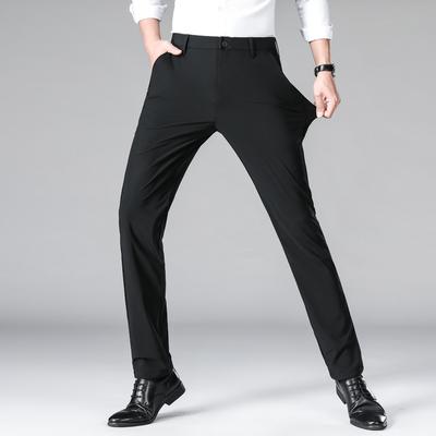 Freizeithosen Herren Frühling und Herbst Modelle schwarze lose gerade Hose Freizeithose Business Sommer Herren Herrenhose