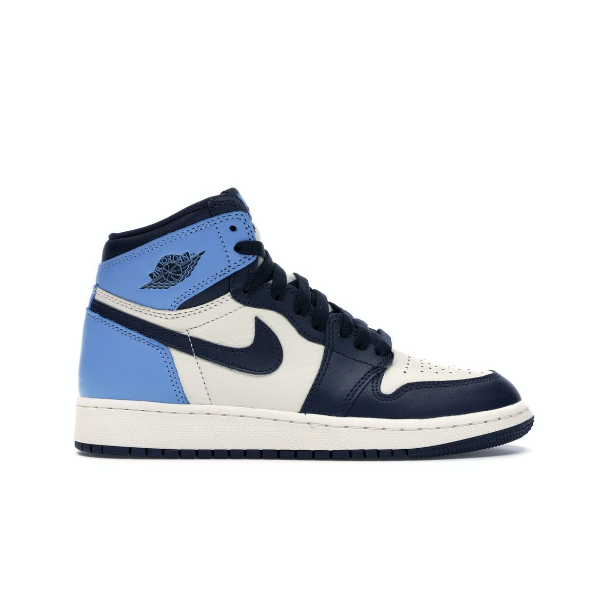 

Детские кроссовки Air Jordan 1 Retro High OG GS Obsidian Blue Sail University-Blue 575441-140