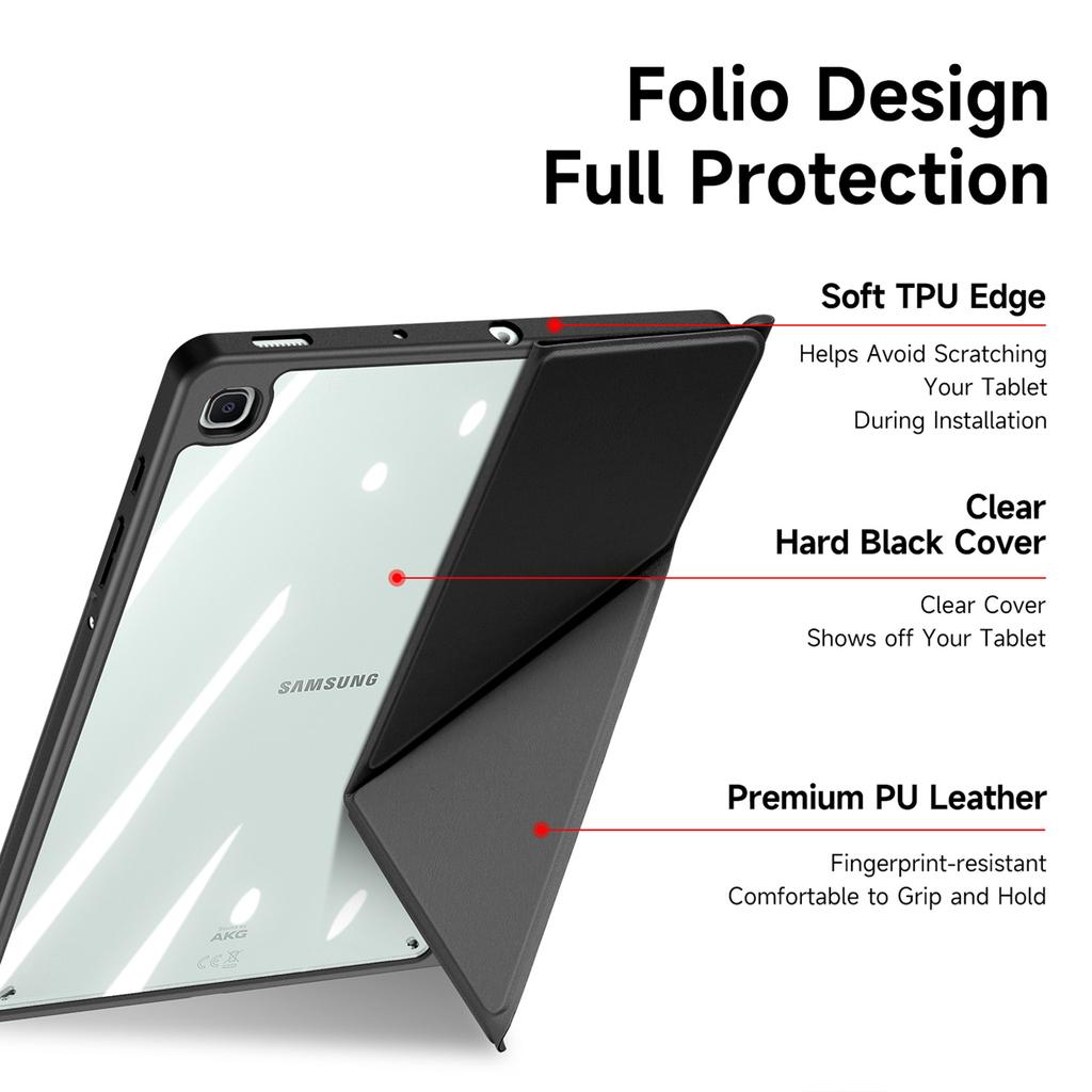 DUX DUCIS Magi Series for Samsung Galaxy Tab S6 Lite (2024)/(2022)/(2020) Case Origami Stand Leather Tablet Cover