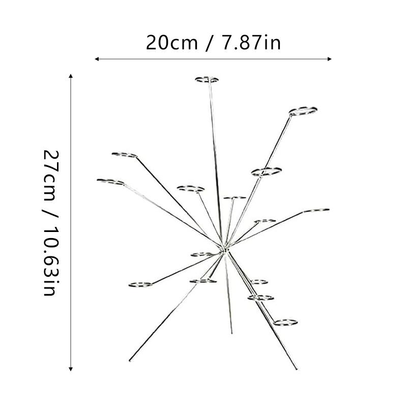 Minimalist Ironwork Exploded Fruit Bowl Plate Creative Fruit Basket Modern Desktop Afternoon Tea Cake Decorative Ornaments