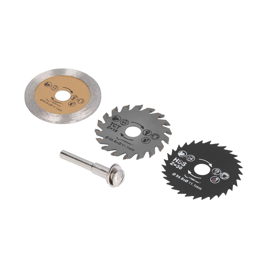 4Pcs Saw Blade 7000RPM Smoother Cutting High Strength Incisive Teeth Mini Wood Circular Saw Blade