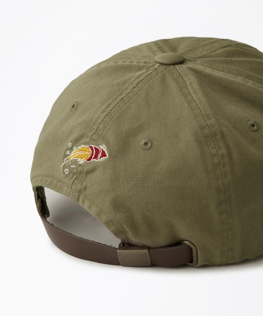 OUTSTANDING [Looney Tunes] Cotton Ball Cap(Wile E. Coyote)_Olive