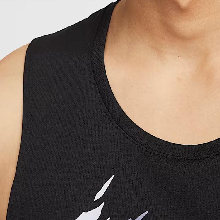 Nike Dri Fit Tank Tops Men's Black Crew Neck Moderate Other HV6909-010