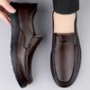 Men's Leather Casual Shoes Slip On Formal Shoes Driving Shoes Office Shoes