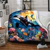 Ocean Life Adventure Blanket Soft Throw Blanket For Home Bedroom Bed Sofa Travel Office Solid Christmas Blanket