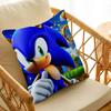 S-Sonic the Hedgehog Personalized Pillow Dust Cover Bedroom Kids Party Decoration Pillowcase Birthday Children Gift