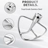 Wire Whip Flat Beater Attachment For Kitchenaid 4.5-5QT K45SS KSM75 Stand Mixer