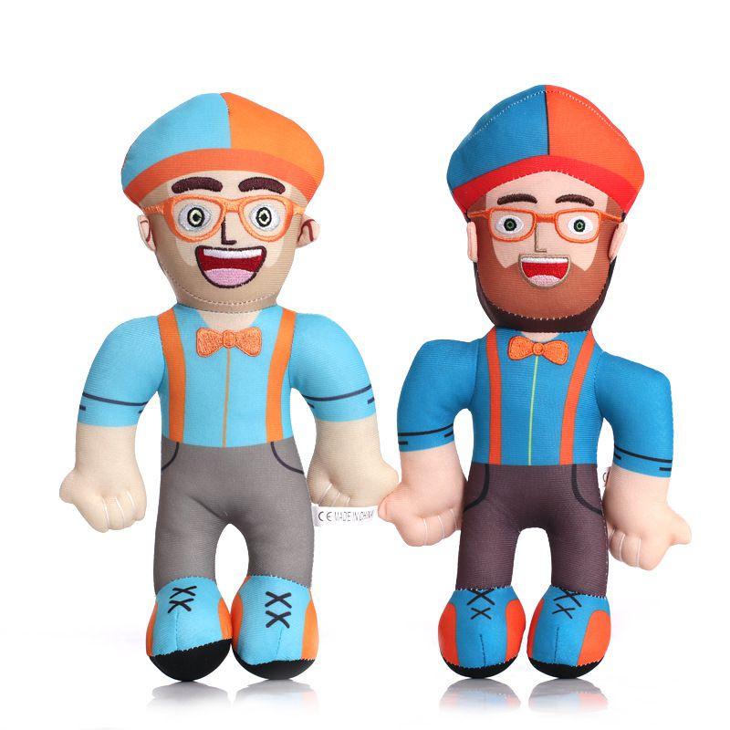 11 Inch Blippi Plush Toys Cartoon Soft Enlightenment Prop Suffed Doll Kids Gifts